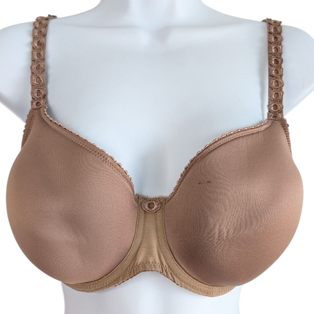 Prima Donna 32E Bra Beige Lightly Lined Full Coverage Adjustable